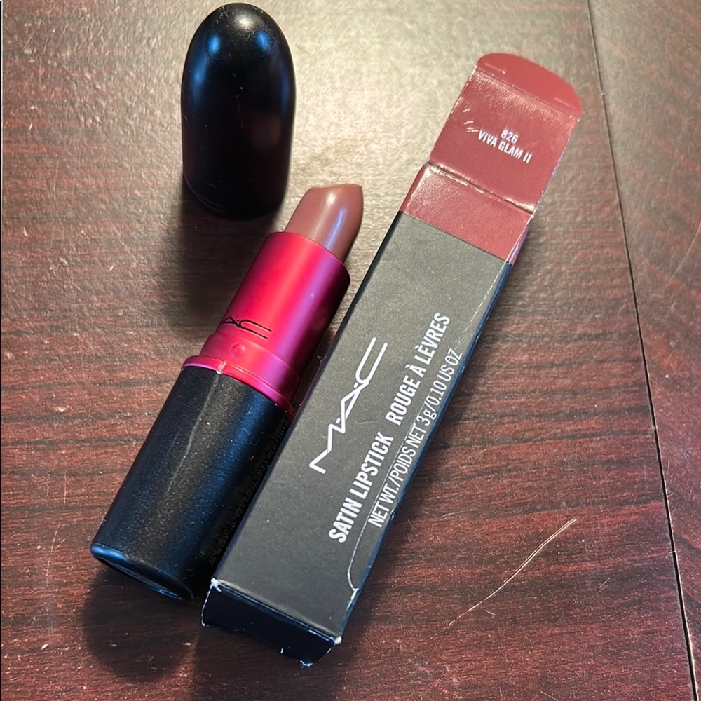 MAC Cosmetics Satin Lipstick in Viva Glam II - Rich Brown